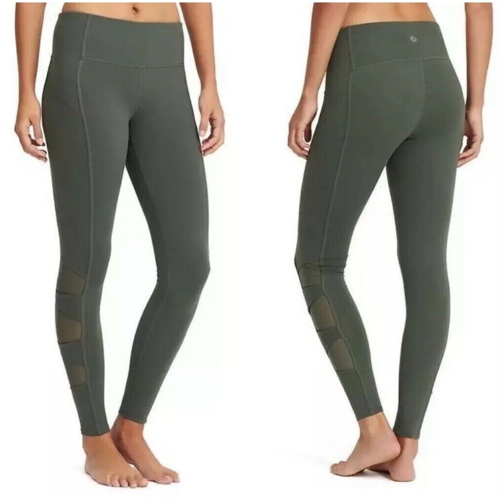 ATHLETA Chaturanga Legging Green sz S